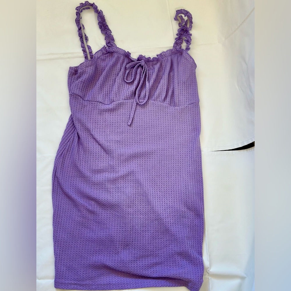 Purple summer dress